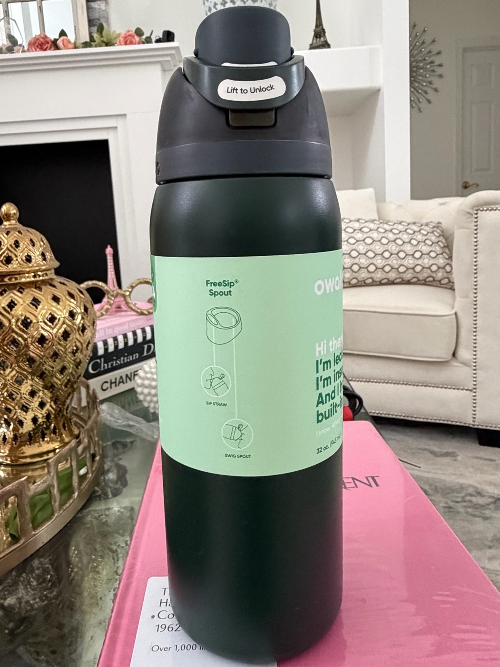 Owala FreeSip Stainless Steel Water Bottle 32 oz - Picture 3 of 6